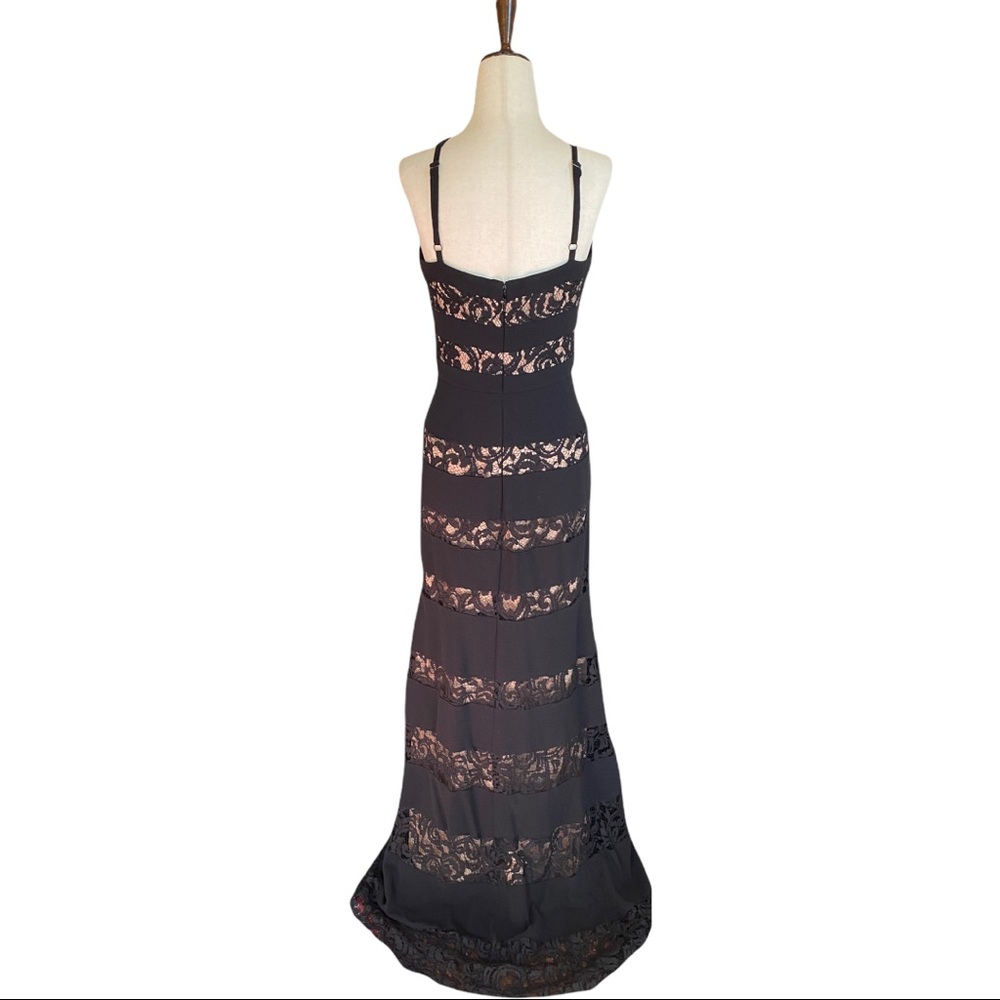 NWOT Bcbgmaxazria black halter gown - Picture 3 of 6